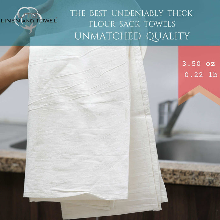 Premium Flour Sack Towels-18"x28" - Save 33% with Pack of 800