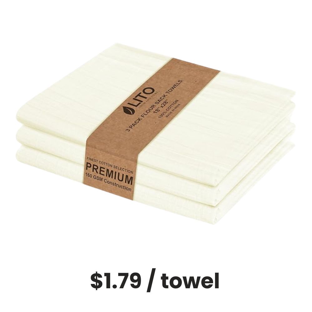 Flour Sack Towels and Twine under $499.99