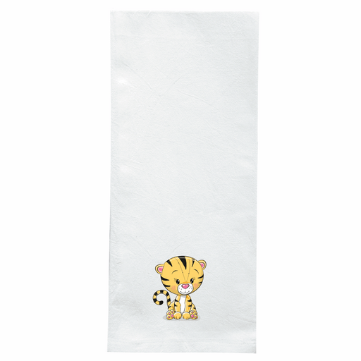 Screen Printed Flour Sack Towels-18"x28"-White