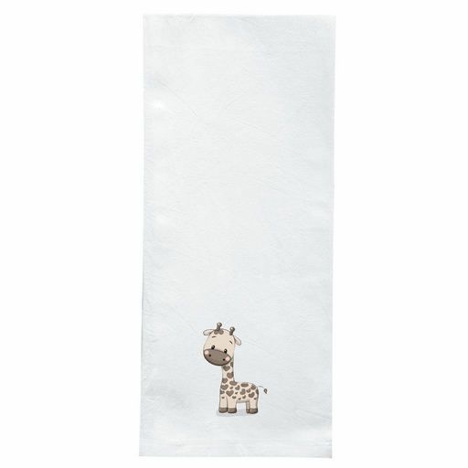 Screen Printed Flour Sack Towels-18"x28"-White