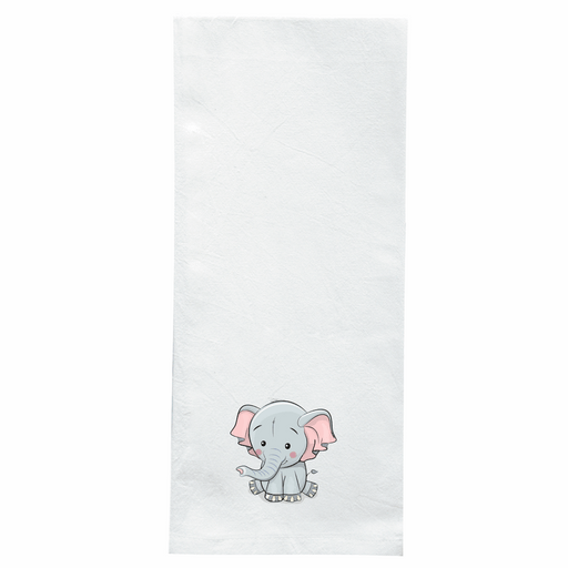 Screen Printed Flour Sack Towels-18"x28"-White