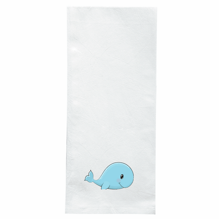 Screen Printed Flour Sack Towels-18"x28"-White
