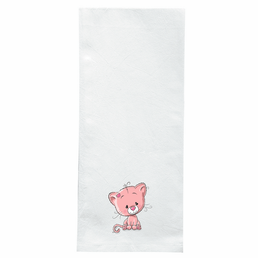 Screen Printed Flour Sack Towels-18"x28"-White