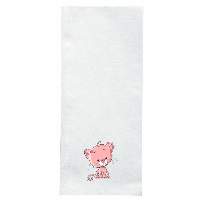 Screen Printed Flour Sack Towels-18"x28"-White