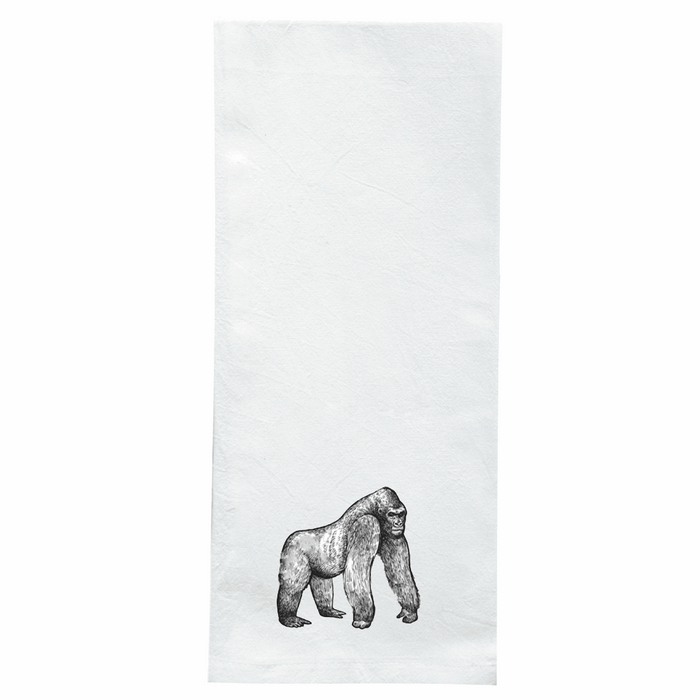 Screen Printed Flour Sack Towels-18"x28"-White