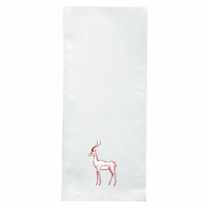 Screen Printed Flour Sack Towels-18"x28"-White
