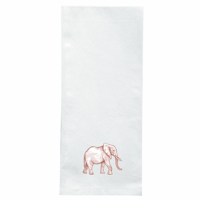 Screen Printed Flour Sack Towels-18"x28"-White