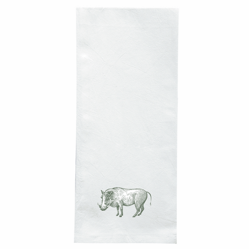 Screen Printed Flour Sack Towels-18"x28"-White