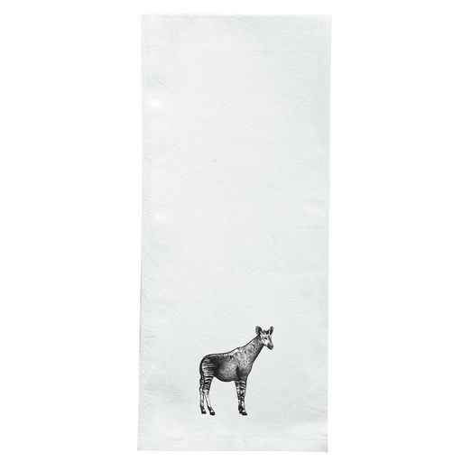 Screen Printed Flour Sack Towels-18"x28"-White
