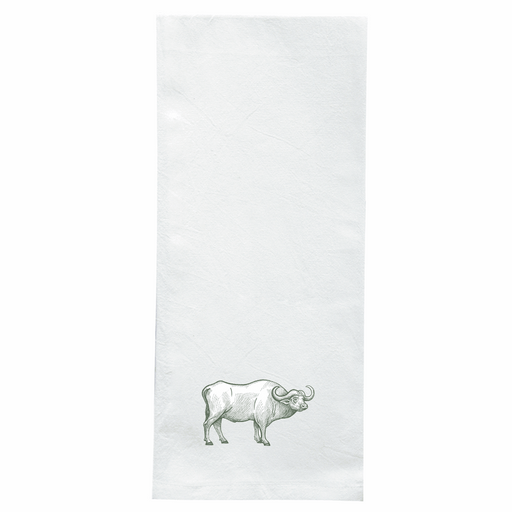 Screen Printed Flour Sack Towels-18"x28"-White
