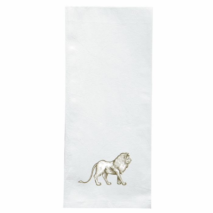 Screen Printed Flour Sack Towels-18"x28"-White