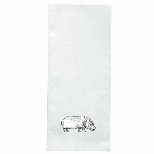 Screen Printed Flour Sack Towels-18"x28"-White