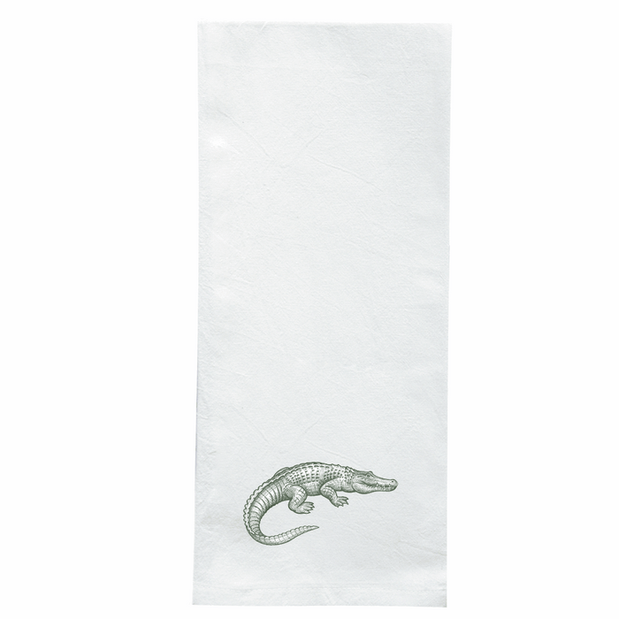 Screen Printed Flour Sack Towels-18"x28"-White