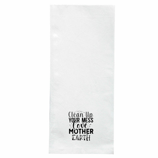 Screen Printed Flour Sack Towels-18"x28"-White