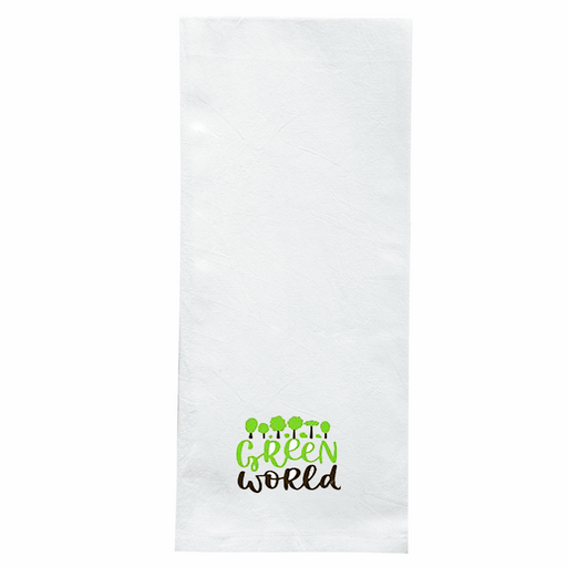 Screen Printed Flour Sack Towels-18"x28"-White