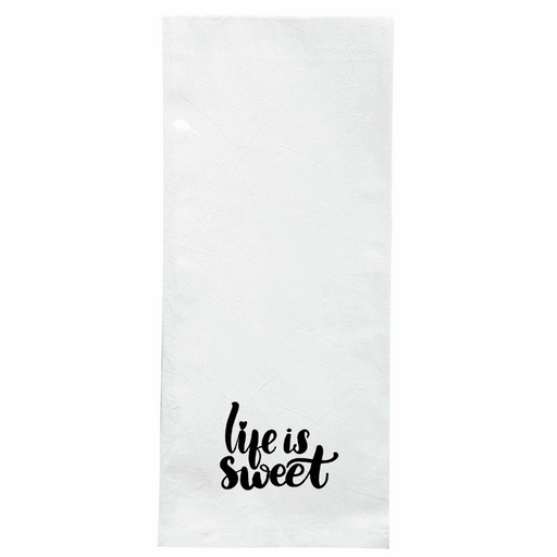 Screen Printed Flour Sack Towels-18"x28"-White