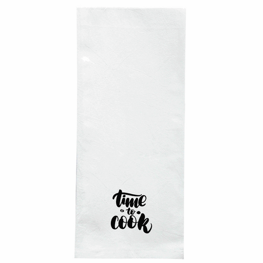 Screen Printed Flour Sack Towels-18"x28"-White