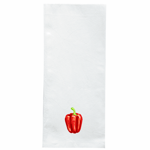 Screen Printed Flour Sack Towels-18"x28"-White