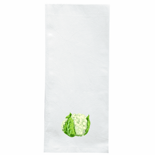 Screen Printed Flour Sack Towels-18"x28"-White