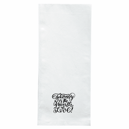 Screen Printed Flour Sack Towels-18"x28"-White