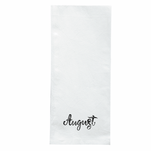 Screen Printed Flour Sack Towels-18"x28"-White