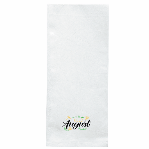 Screen Printed Flour Sack Towels-18"x28"-White
