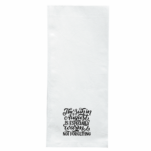 Screen Printed Flour Sack Towels-18"x28"-White