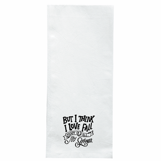 Screen Printed Flour Sack Towels-18"x28"-White