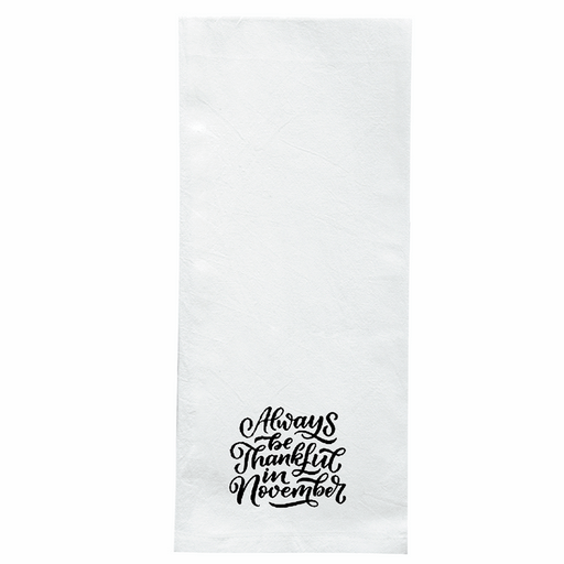 Screen Printed Flour Sack Towels-18"x28"-White