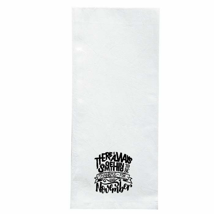 Screen Printed Flour Sack Towels-18"x28"-White