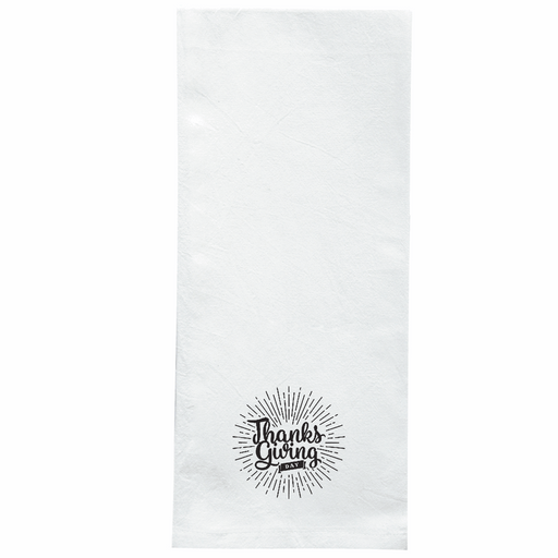 Screen Printed Flour Sack Towels-18"x28"-White