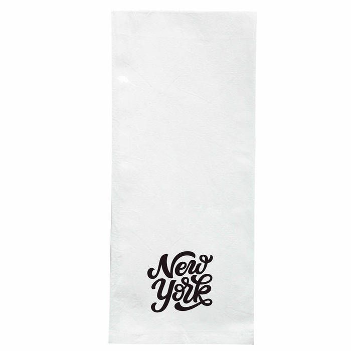 Screen Printed Flour Sack Towels-18"x28"-White