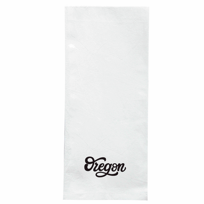 Screen Printed Flour Sack Towels-18"x28"-White