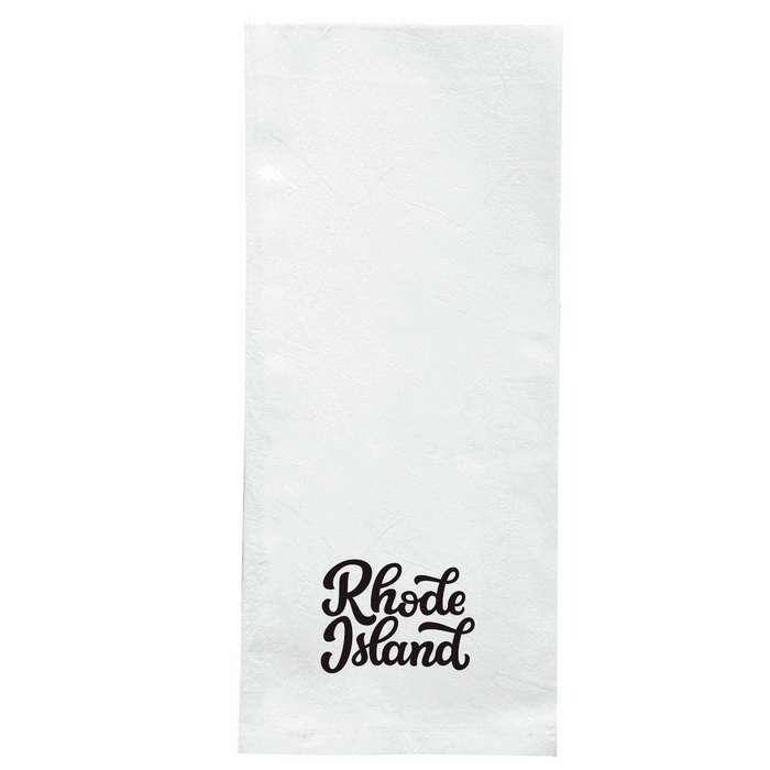 Screen Printed Flour Sack Towels-18"x28"-White