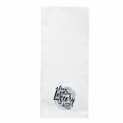 Screen Printed Flour Sack Towels-18"x28"- White