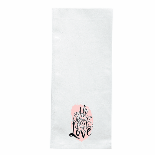 Screen Printed Flour Sack Towels-18"x28"- White
