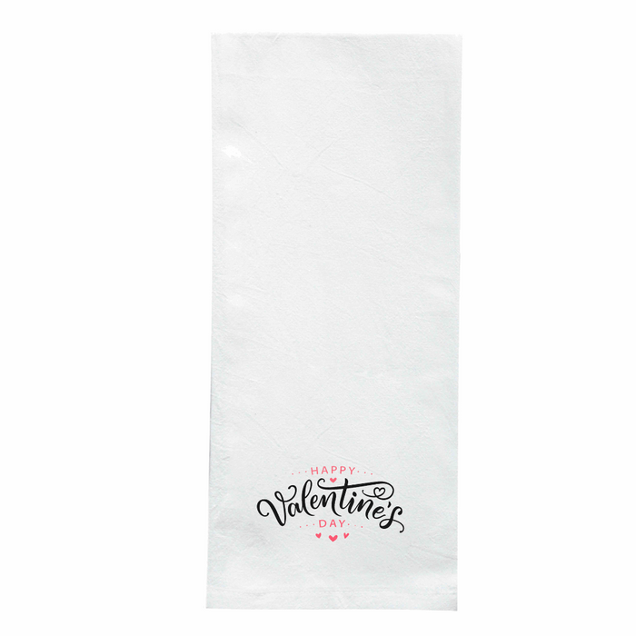 Screen Printed Flour Sack Towels-18"x28"- White