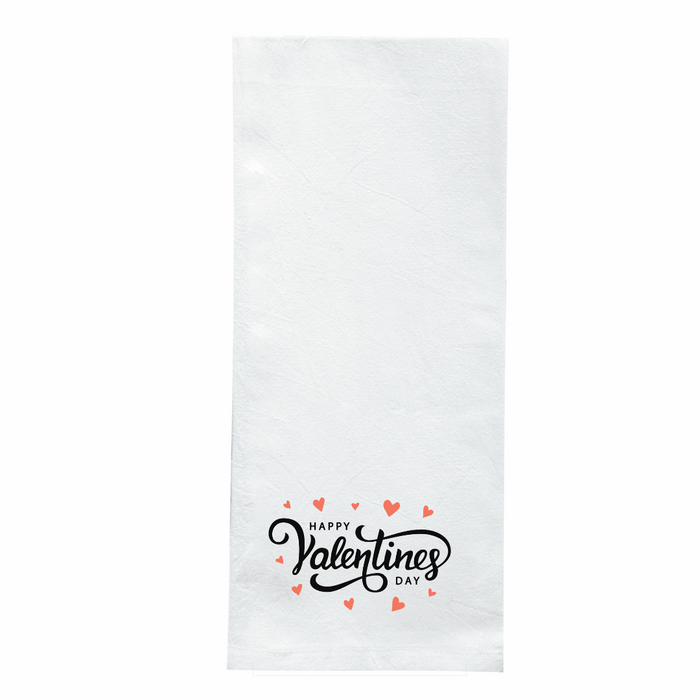 Screen Printed Flour Sack Towels-18"x28"- White