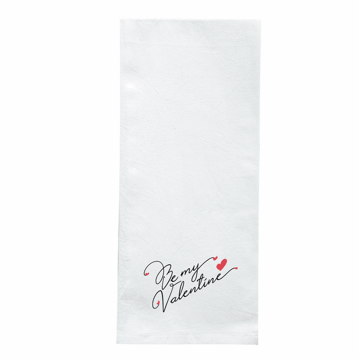 Screen Printed Flour Sack Towels-18"x28"- White
