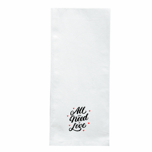 Screen Printed Flour Sack Towels-18"x28"- White
