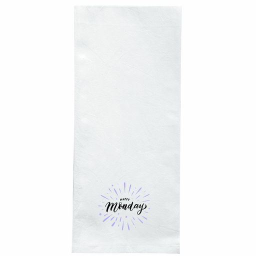Screen Printed Flour Sack Towels-18"x28"-White