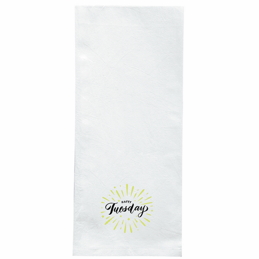 Screen Printed Flour Sack Towels-18"x28"-White