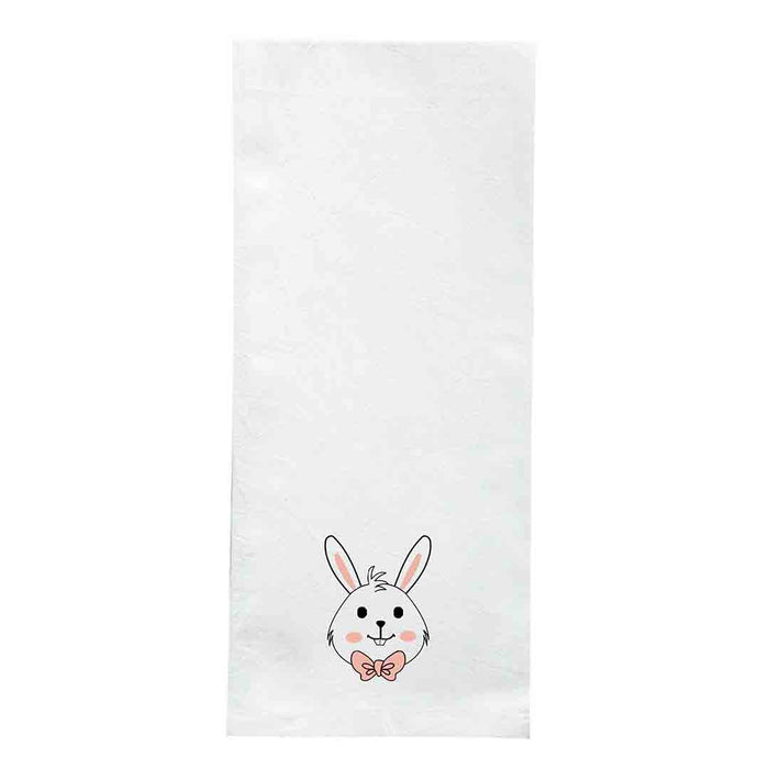 Screen Printed Flour Sack Towels-18"x28"-White
